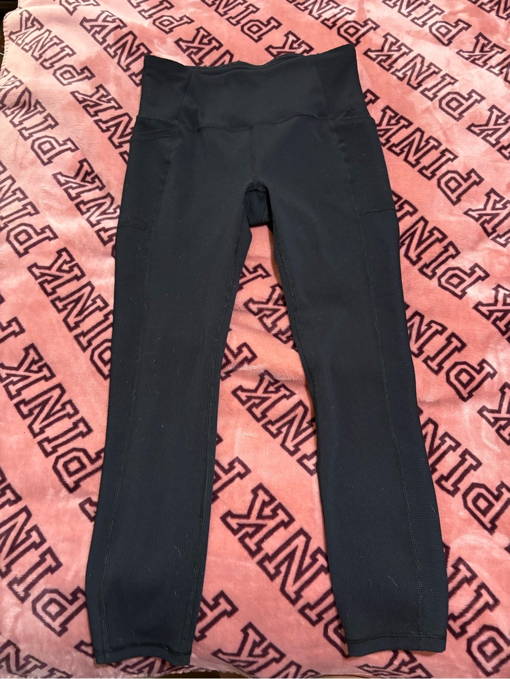 PINK Victoria's Secret Black Kids Leggings